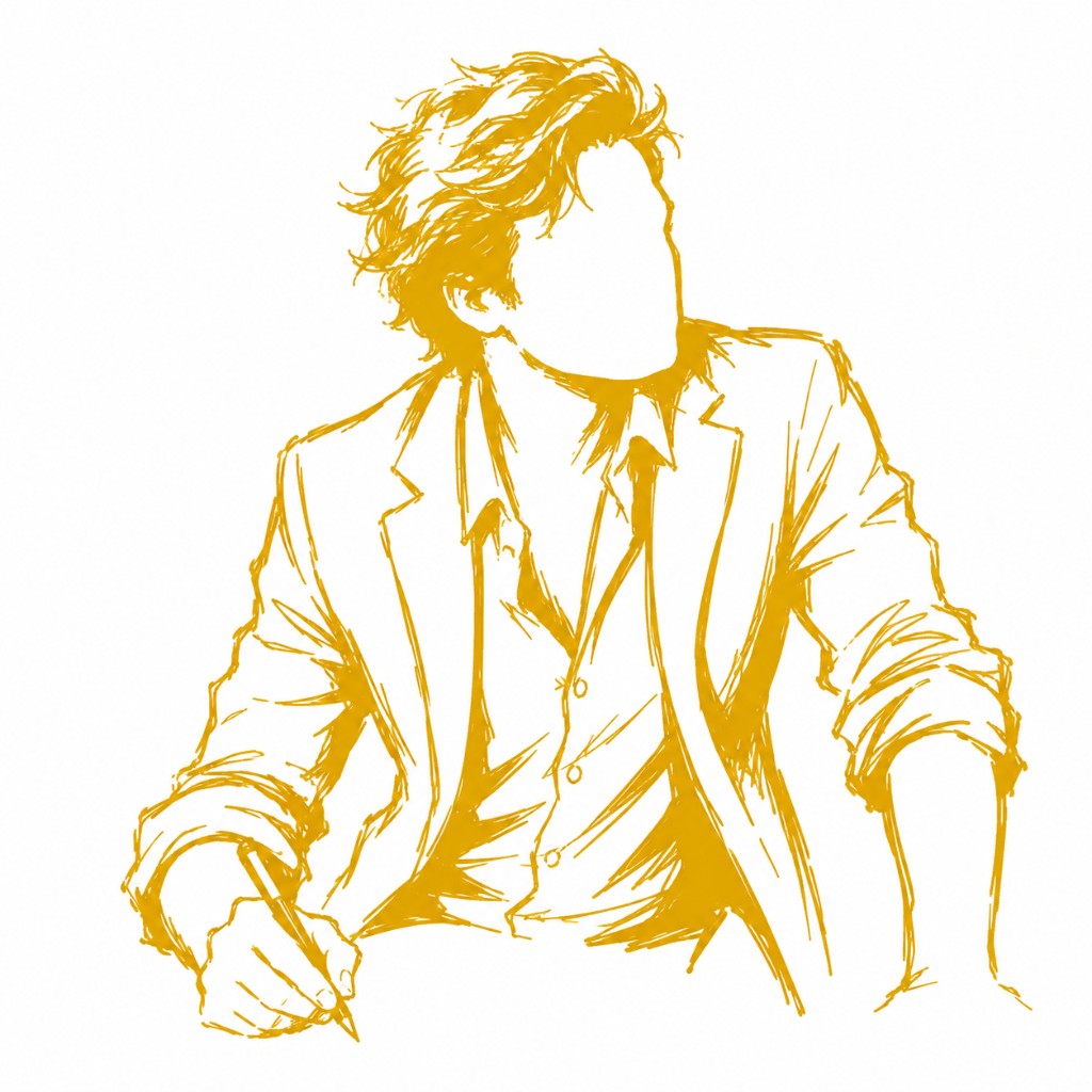 Illustration of a founder at work — for founders and builders