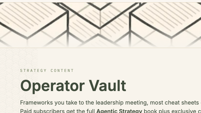 Operator Vault library